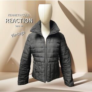 Kenneth Cole Vintage 1990’s Down & Feather Black Jacket Size M